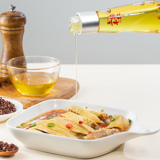 五丰黎红有机花椒油218ml正宗汉源花椒油特麻麻油家用凉拌LY 商品图4