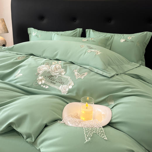 自然醒陶瓷全棉磨毛香榭丽系列四件套HS 商品图9