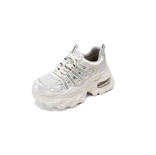 【秋季新款】西村名物2025年秋季新款厚底防滑平跟软底舒适老爹鞋X25CM31241 商品图2