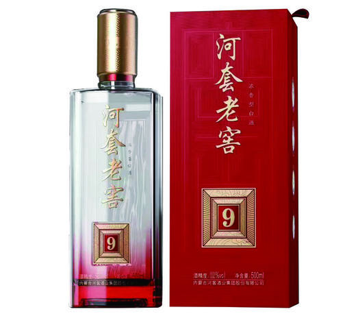 [白酒]河套老窖(9)浓香型白酒38度500ml 商品图0