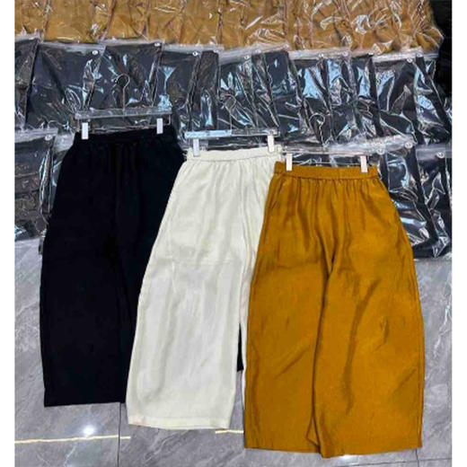 【预售7天】良木礼醋酸八分裤（X7416） 商品图0