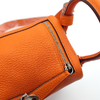 HERMES爱马仕 Lindy系列 Mini 19 银扣Taurillon Clemence牛皮手提单肩斜挎包 迷你 9J 火焰橙 商品缩略图4