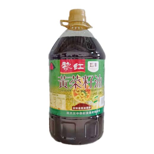 五丰黎红黄菜籽油5L物理压榨菜籽油菜油家用炒菜食用油桶装商用LY（30箱起送） 商品图4
