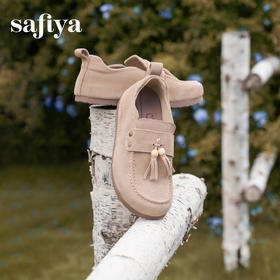Safiya/索菲娅2025流苏外穿复古反绒百搭不累脚休闲平底勃肯单鞋SFD3112079