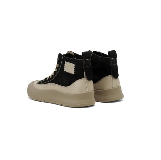 【秋季新款】西村名物2025年秋季新款厚底防滑平跟软底舒适高帮板鞋X25DS48471 商品图6