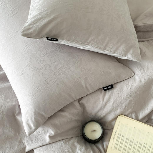 自然醒A类60支加厚长绒棉全棉立体提花轻奢四件套HS 商品图7