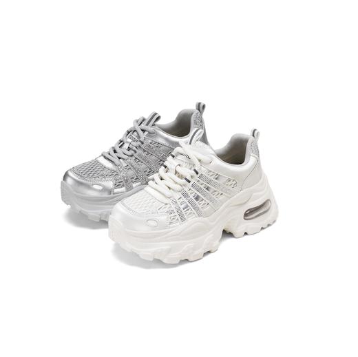 【秋季新款】西村名物2025年秋季新款厚底防滑平跟软底舒适老爹鞋X25CM31241 商品图0