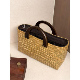 【预售7天，不退不换】良木礼天然草手柄包（X7380）