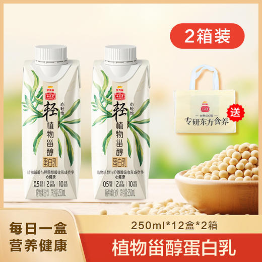 丰益堂植物甾醇蛋白乳250ml*12盒*2箱 每日一盒 营养健康 商品图0