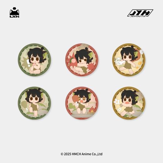 Joyouth 罗小黑战记 野人系列 徽章 吧唧 6包/盒 国谷 商品图0