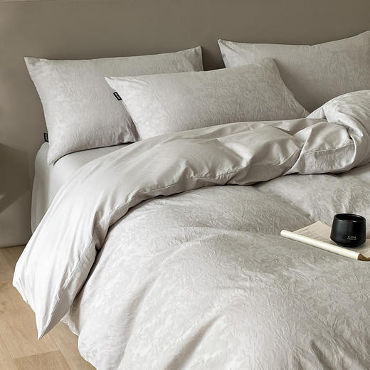 自然醒A类60支加厚长绒棉全棉立体提花轻奢四件套HS 商品图9