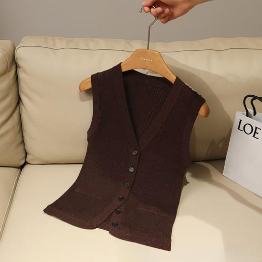 【预售7天】羊毛针织背心（X7437） 商品图1
