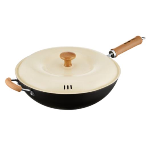 炊大皇炫彩轻铸铁炒锅32cm CG32XC 商品图0