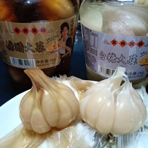 【常州风味大蒜 桶装】 白糖大蒜/糖醋大蒜 1kg/桶 商品图0