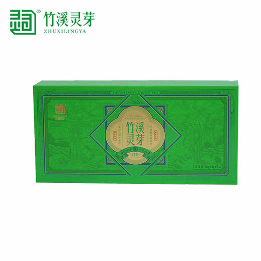2025新茶 单芽特级绿茶 竹溪灵芽·揉箭 96g(4g*24) 商品图0