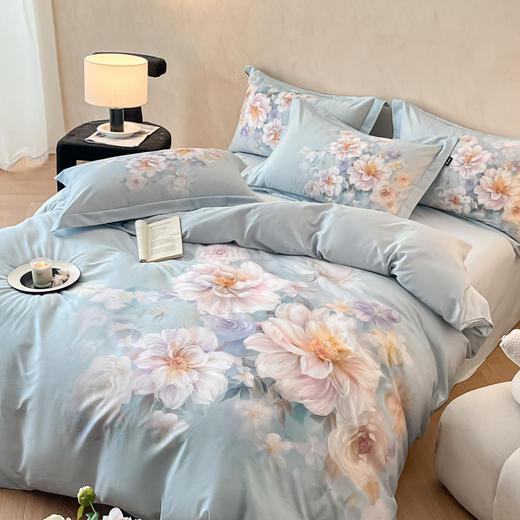 自然醒全棉大版磨毛数码印花四件套HS 商品图6