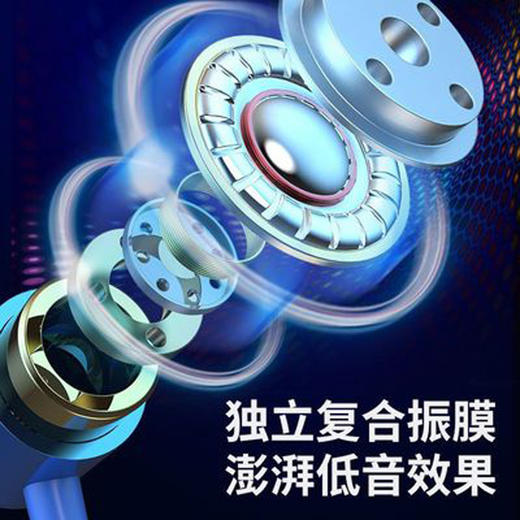 严选3.5mm接口重低音有线入耳式电竞耳塞带麦k歌吃鸡游戏耳机线1条 商品图2