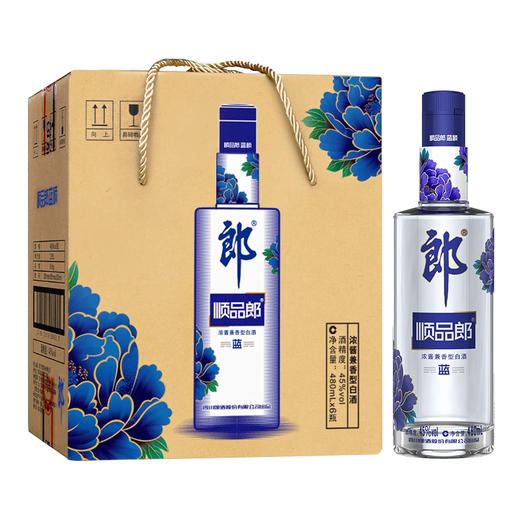 郎酒顺品郎（蓝顺）45度兼香型白酒480ml*1瓶 商品图2