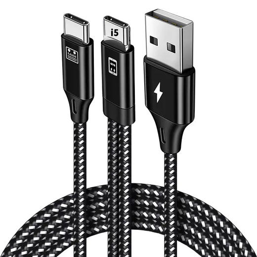 严选【一拖二直播连接线】适用艾肯森然so8声卡Type-C转Type-C+USB线1条 商品图2