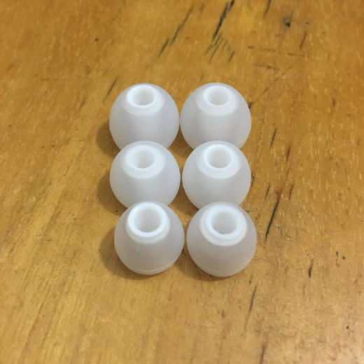 严选【硅胶降噪耳机套白色】入耳式硅胶套耳帽耳塞耳套diy配件耳机套-1盒 商品图2