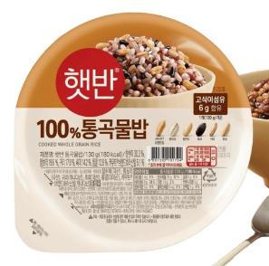 希杰 全谷物饭130gCJ 햇반100%통곡물밥130g 商品图0