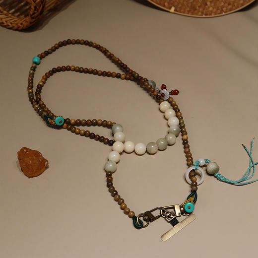 【预售7天，不退不换】良木礼绿檀手机链（X73107） 商品图0