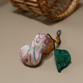 【预售7天，不退不换】良木礼宋锦花生挂件（X7335）