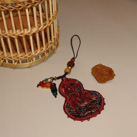 【预售7天，不退不换】香云纱葫芦挂件（X7333）