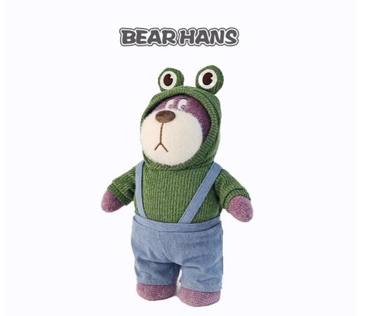 小熊汉斯绿色青蛙毛衣 商品图0