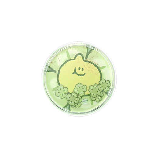 【完美一日】幸运柠檬 泡泡骚 x Second Morning 早安柠檬 POPGRIP手机粘贴式气囊支架Tidepool流沙系列 绿色 商品图2