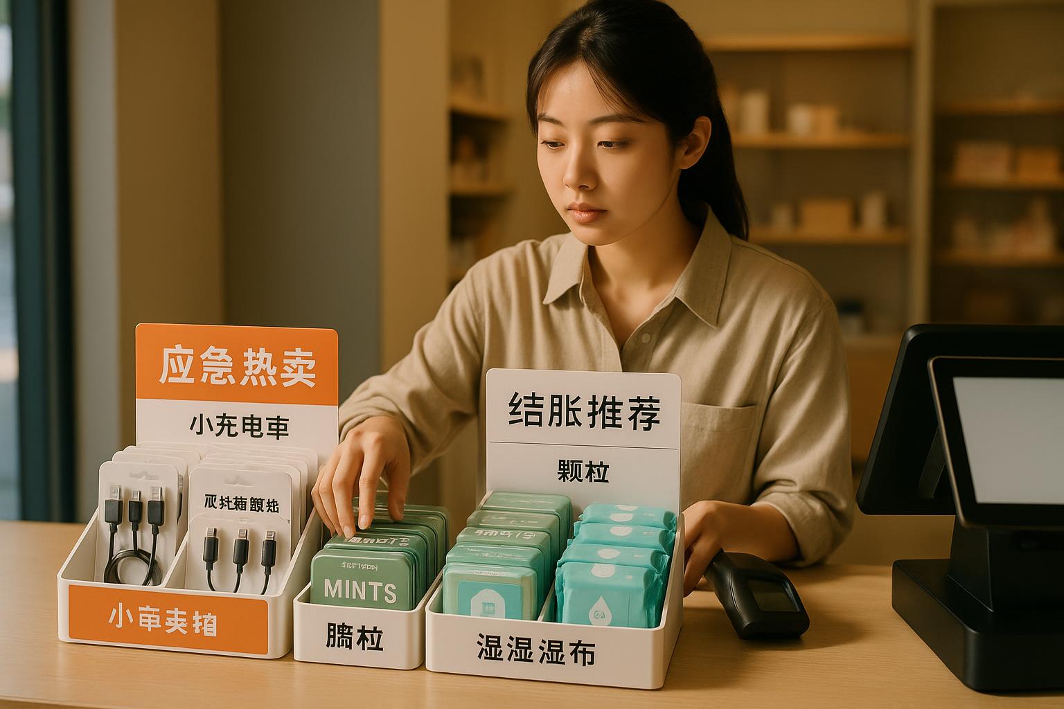 收銀臺(tái)陳列怎么做？用沖動(dòng)消費(fèi)技巧提升客單價(jià)