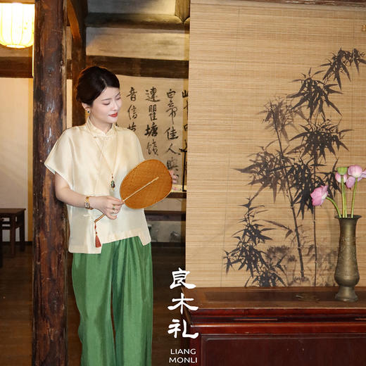 【预售7天】良木礼醋酸裤（X73103） 商品图3