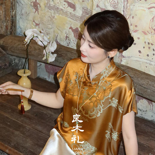 【预售7天】良木礼真丝上衣（X7398） 商品图3