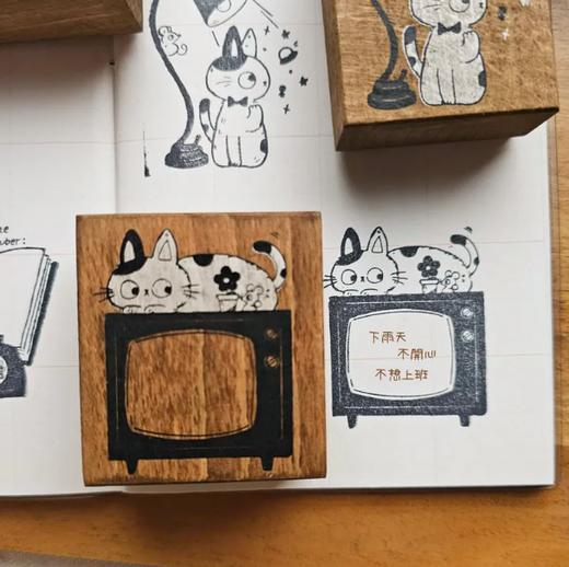 micia美日 復古染木貓貓印章 商品图3