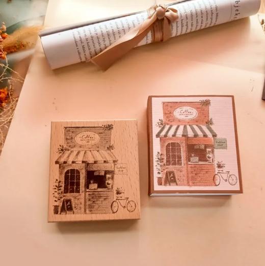 micia美日 水彩網點-咖啡印章 商品图3