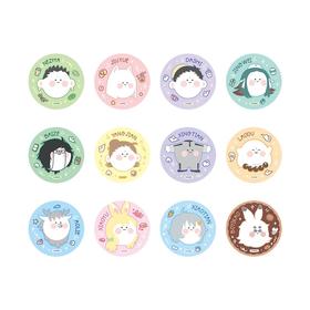 非人哉 团子系列 马口铁徽章 吧唧 全12种 11包/盒 国谷