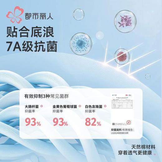 都市丽人女士内裤泳布内裤无尺码内裤女士平角内裤女内裤LPH62N 商品图4