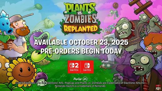【预订订金】NS2 Switch2游戏 植物大战僵尸 重植版 中文版 2025-10-23 商品图0