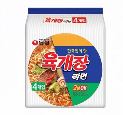 农心牛肉味拉面（4连包） 商品图0