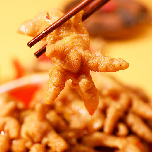 【严选】【爪大肉厚 不碱泡 不保水】小胡鸭香辣去骨凤爪  48h低温冷泡 90g /袋*2袋（厂家直发） 商品图3