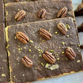 肉桂坚果派 碧根果