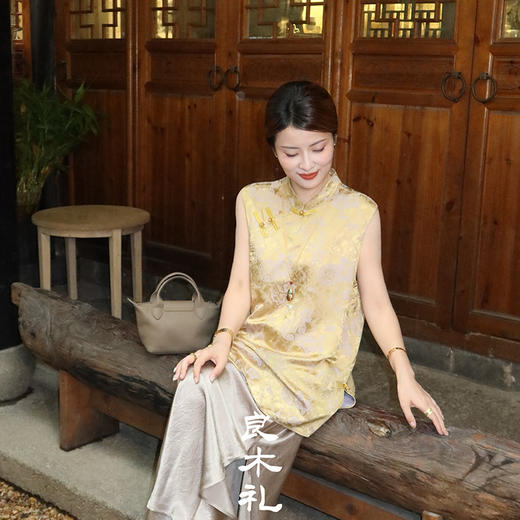 【不退不换】良木礼新中式上衣（X7441） 商品图3