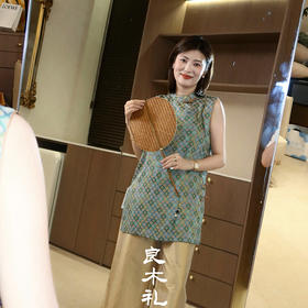 【预售7天】良木礼真丝花罗上衣（X7248）