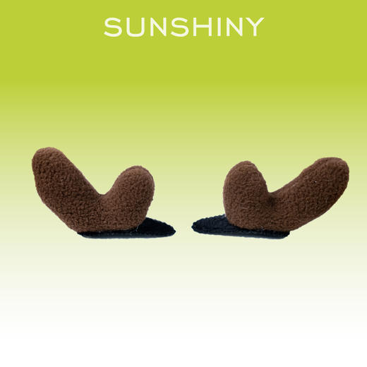 鹿角小边夹一对 商品图0