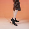 Westory极简弹力皮尖头高跟踝靴通勤百搭单鞋W25CM76551 商品缩略图10