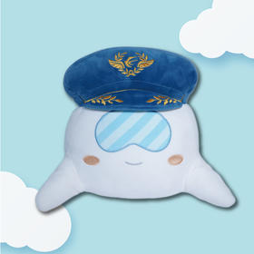 机长帽飞机抱枕