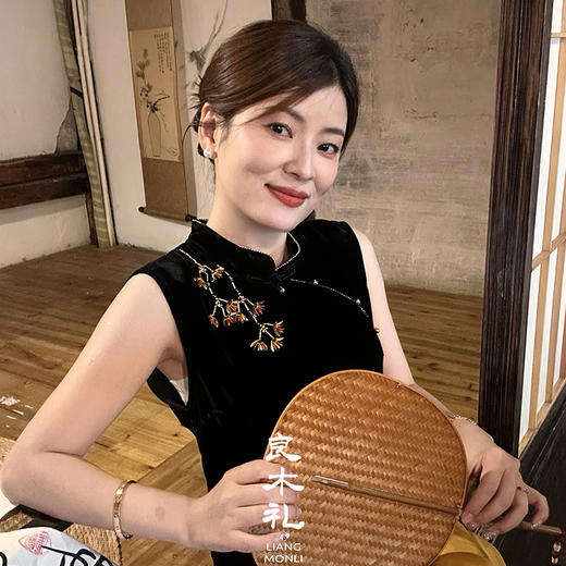 【部分现货】良木礼真丝国风上衣（X7233） 商品图0