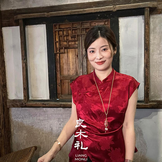 【不退不换】良木礼真丝国风小衫（X7409） 商品图4