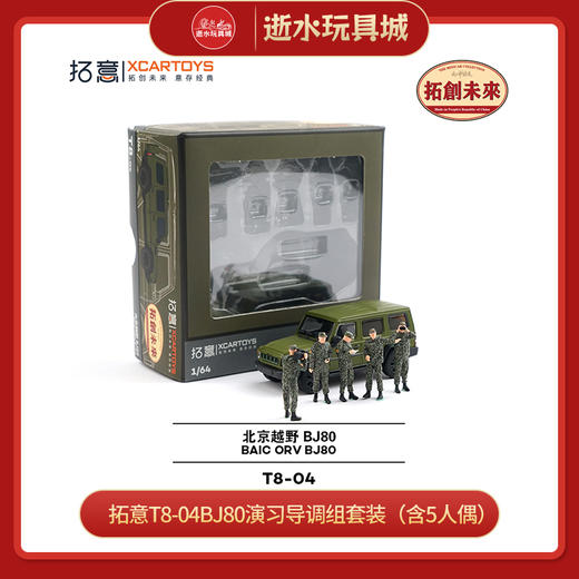 拓意T8-04BJ80演习导调组套装（含5人偶） 商品图0