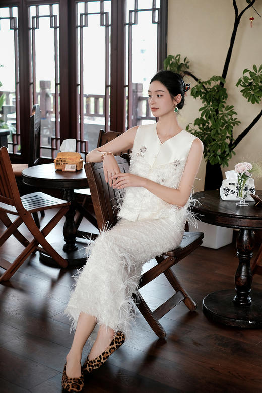 廷前观棠 | 雪芙马甲 商品图0